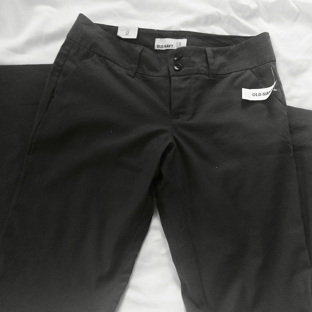 Gray Old Navy slacks